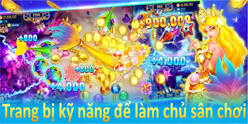 Trang bị kỹ năng để làm chủ sân chơi bắn cá fishing king từ J88