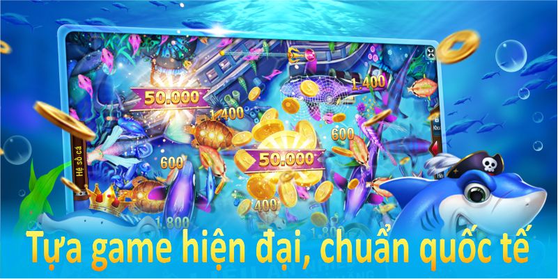 Bắn cá fishing king - tựa game được thiết kế hiện đại, chuẩn quốc tế